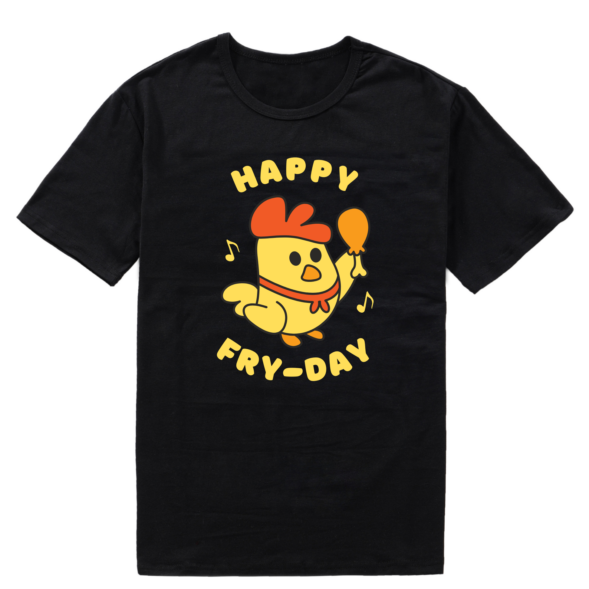 Happy fry-day - Women's farm chicken t-shirt - Premium t-shirt from Lees Krazy Teez - Just $19.95! Shop now at Lees Krazy Teez