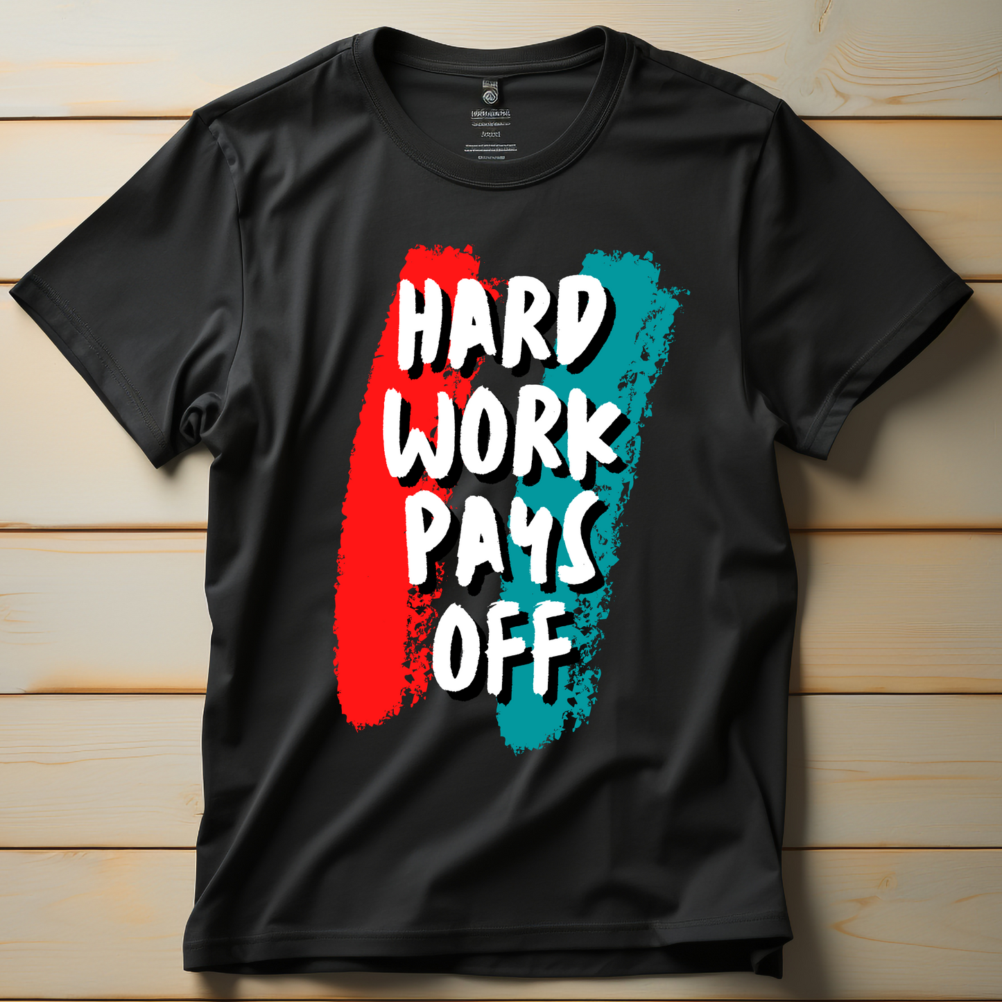 Hard work pays off - Men's tee - cool work shirt - Premium t-shirt from Lees Krazy Teez - Just $19.95! Shop now at Lees Krazy Teez