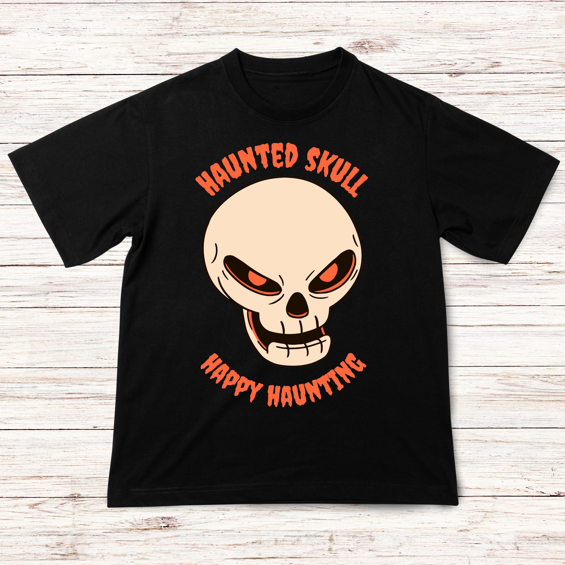 Haunted skull art Men's t-shirt - skeleton shirt - Premium t-shirt from Lees Krazy Teez - Just $21.95! Shop now at Lees Krazy Teez
