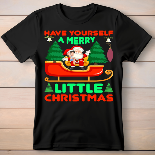 Have yourself a merry little Christmas t-shirt - Premium t-shirt from Lees Krazy Teez - Just $19.95! Shop now at Lees Krazy Teez