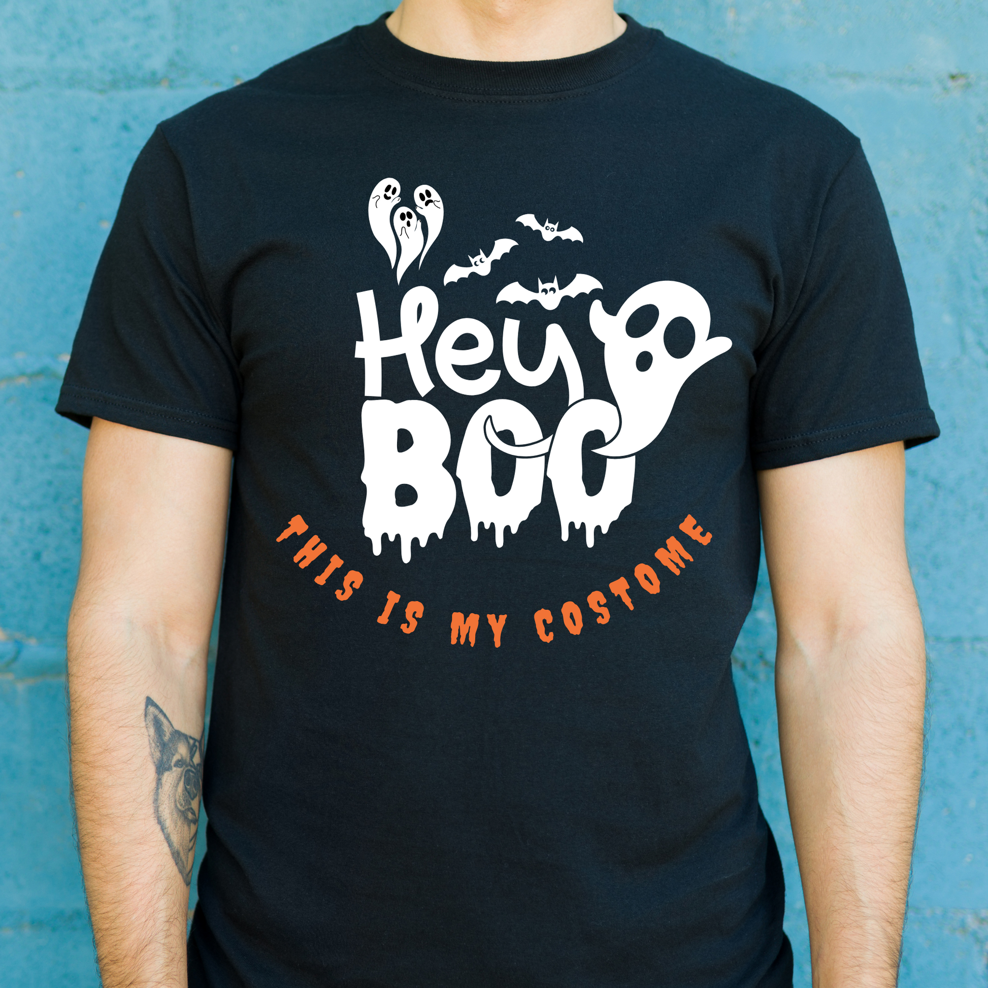 Hey boo this is my costume - Men's funny Halloween t-shirt - Premium t-shirt from Lees Krazy Teez - Just $19.95! Shop now at Lees Krazy Teez