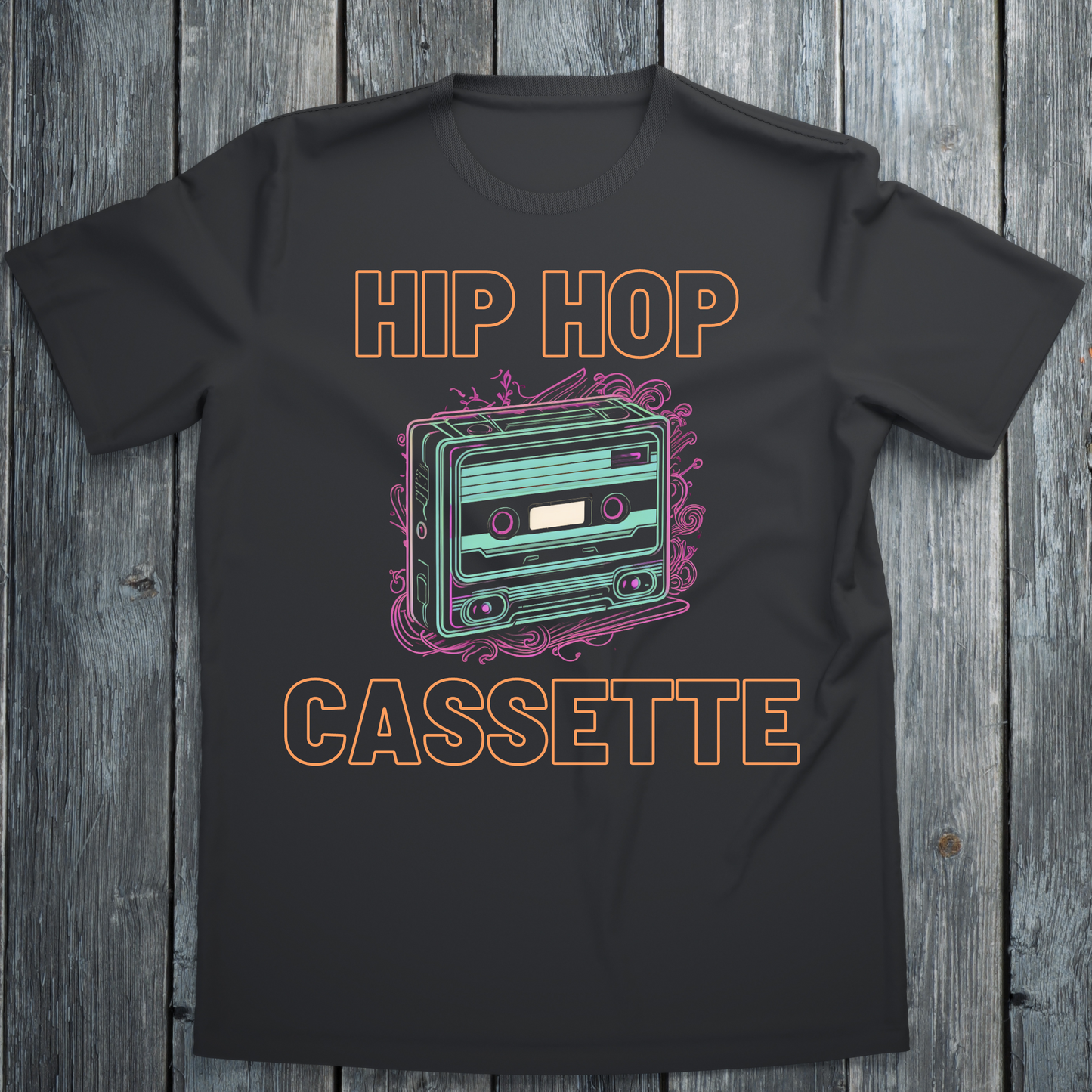 Hip Hop Cassette Shirt Design - Premium t-shirt from Lees Krazy Teez - Just $19.95! Shop now at Lees Krazy Teez