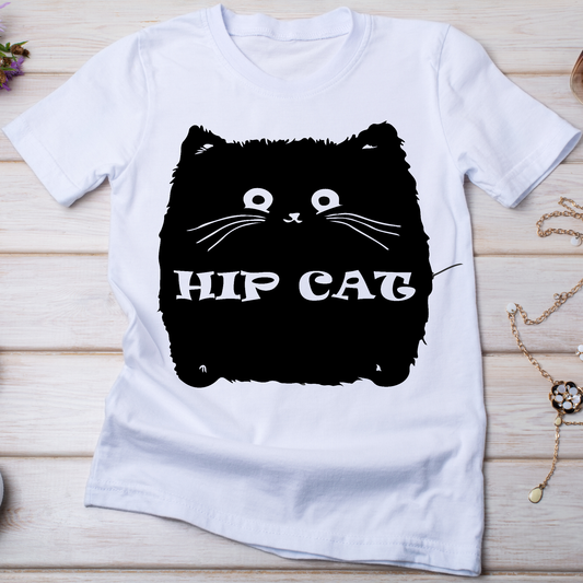 Hip cat weird funny Women's t-shirt - Premium t-shirt from Lees Krazy Teez - Just $19.95! Shop now at Lees Krazy Teez