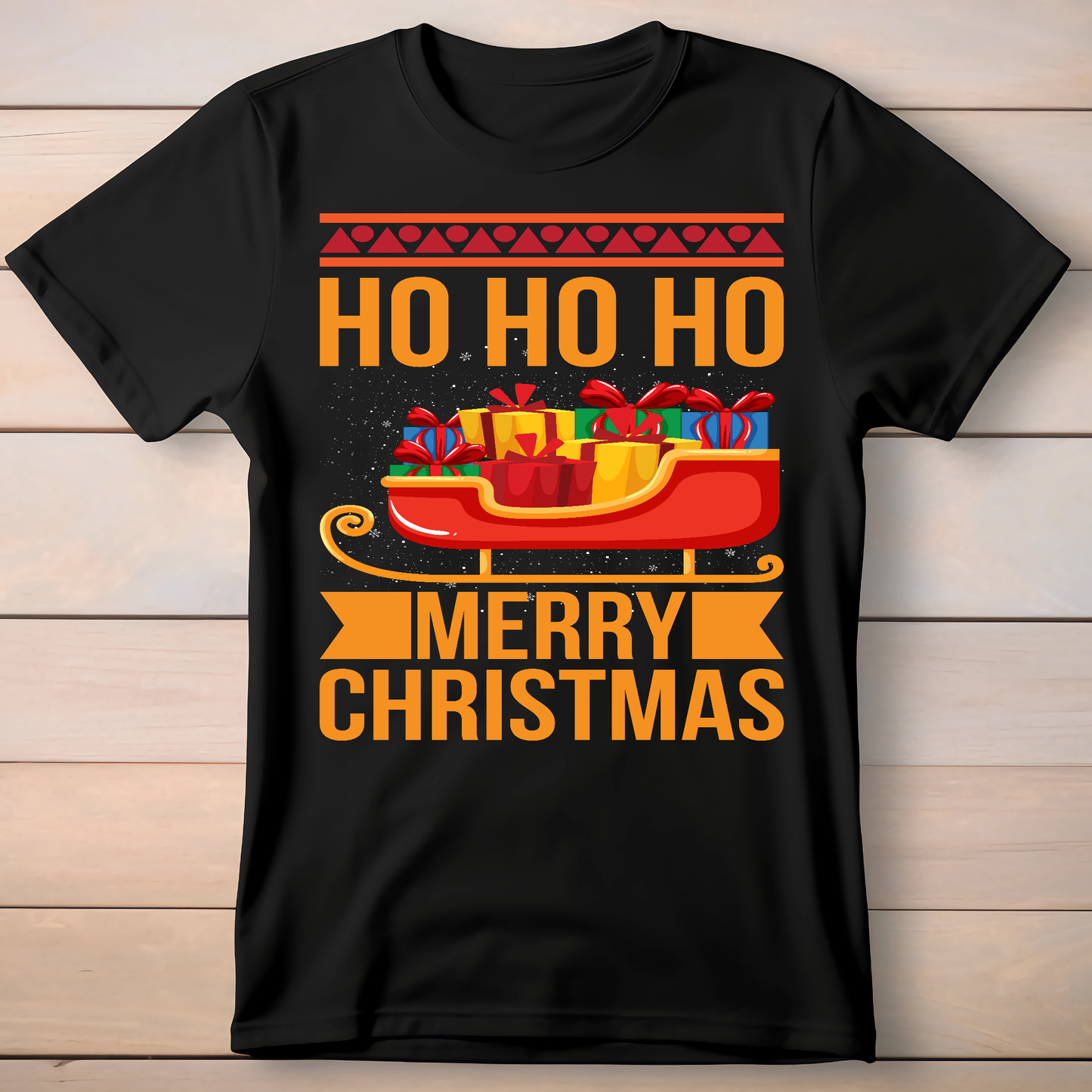 Ho ho ho merry christmas holiday unisex t-shirt - Premium t-shirt from Lees Krazy Teez - Just $19.95! Shop now at Lees Krazy Teez