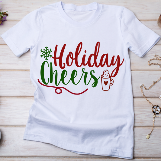 Holiday cheers Christmas Women's t-shirt - Premium t-shirt from Lees Krazy Teez - Just $19.95! Shop now at Lees Krazy Teez