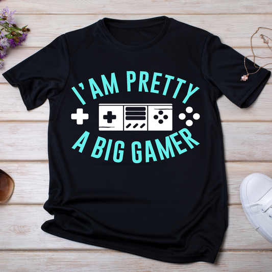 I'am pretty a big gamer Women's nerdy t-shirt - Premium t-shirt from Lees Krazy Teez - Just $19.95! Shop now at Lees Krazy Teez
