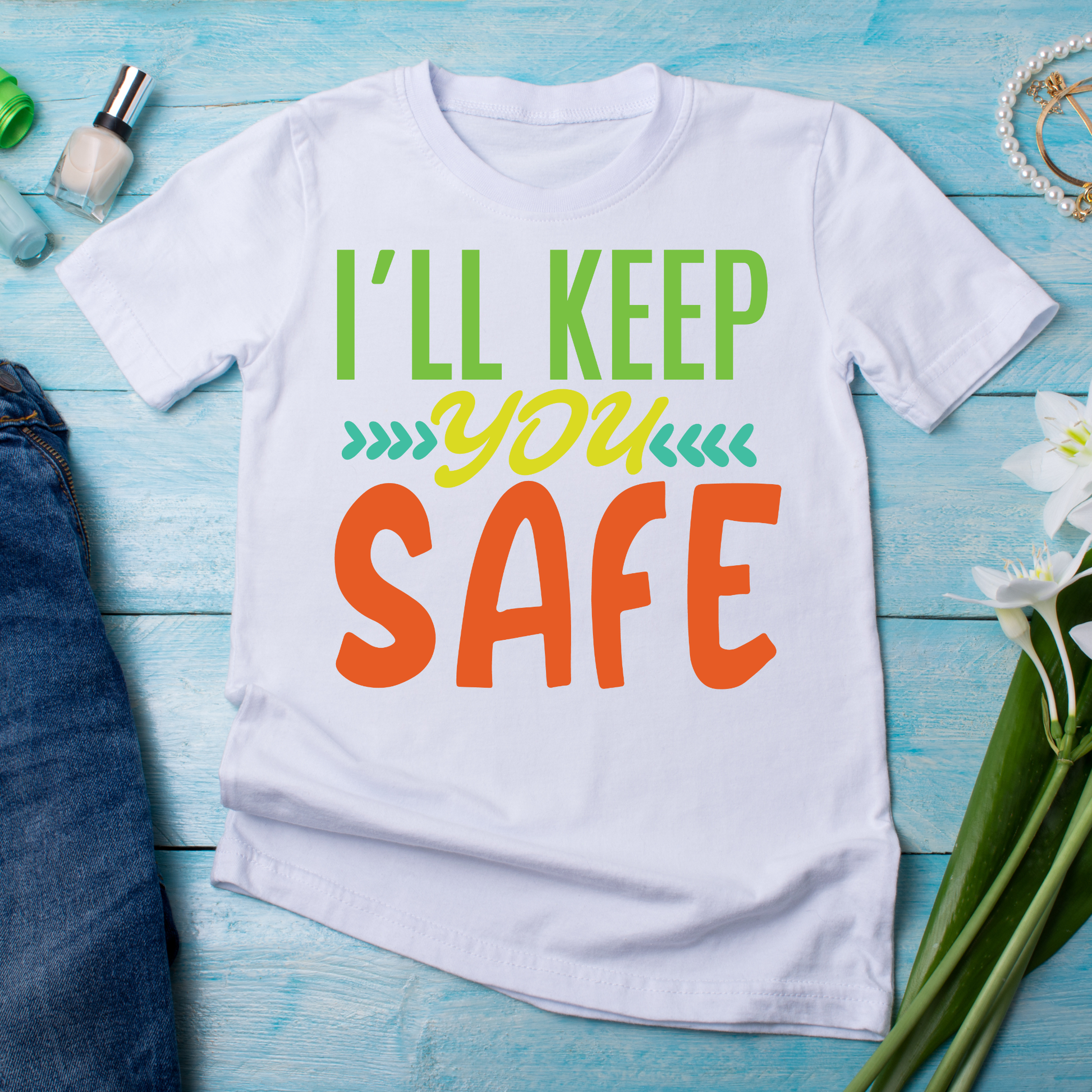 I'll keep you safe - Women's awesome t-shirt - Premium t-shirt from Lees Krazy Teez - Just $19.95! Shop now at Lees Krazy Teez