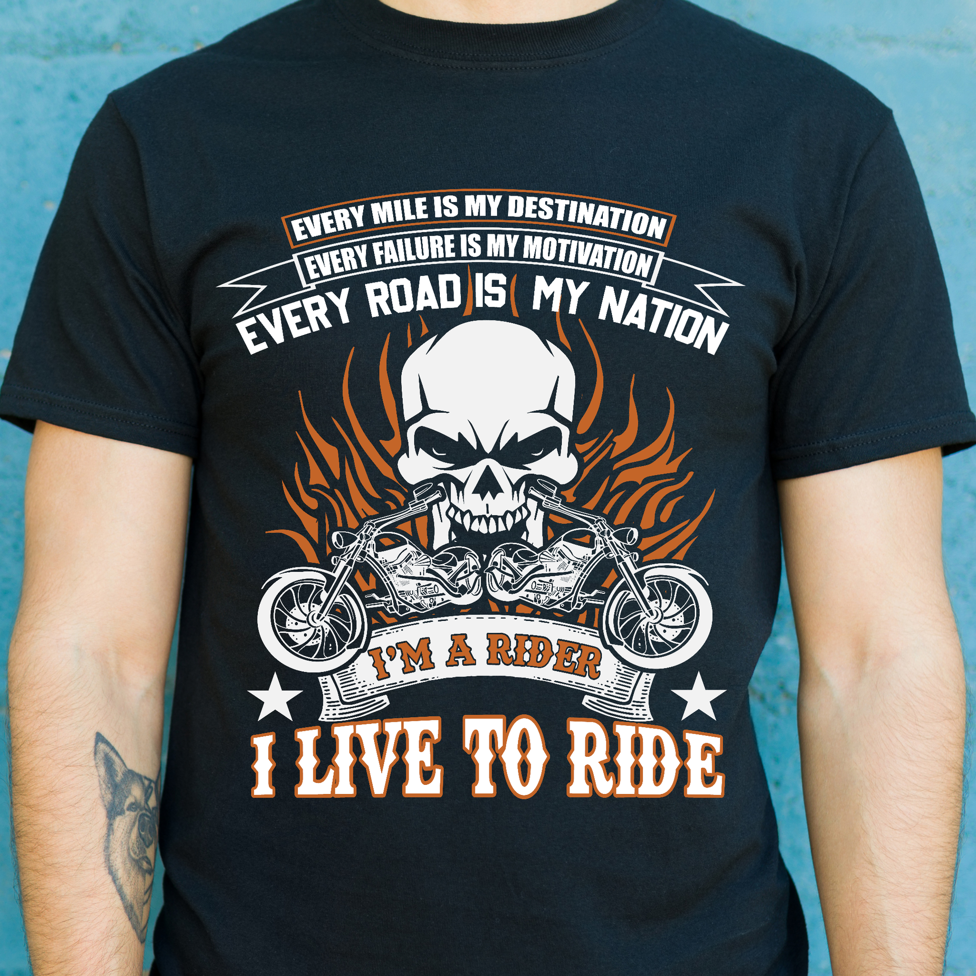 I'm a rider i live to ride motorcycles Men's t-shirt - Premium t-shirt from Lees Krazy Teez - Just $19.95! Shop now at Lees Krazy Teez