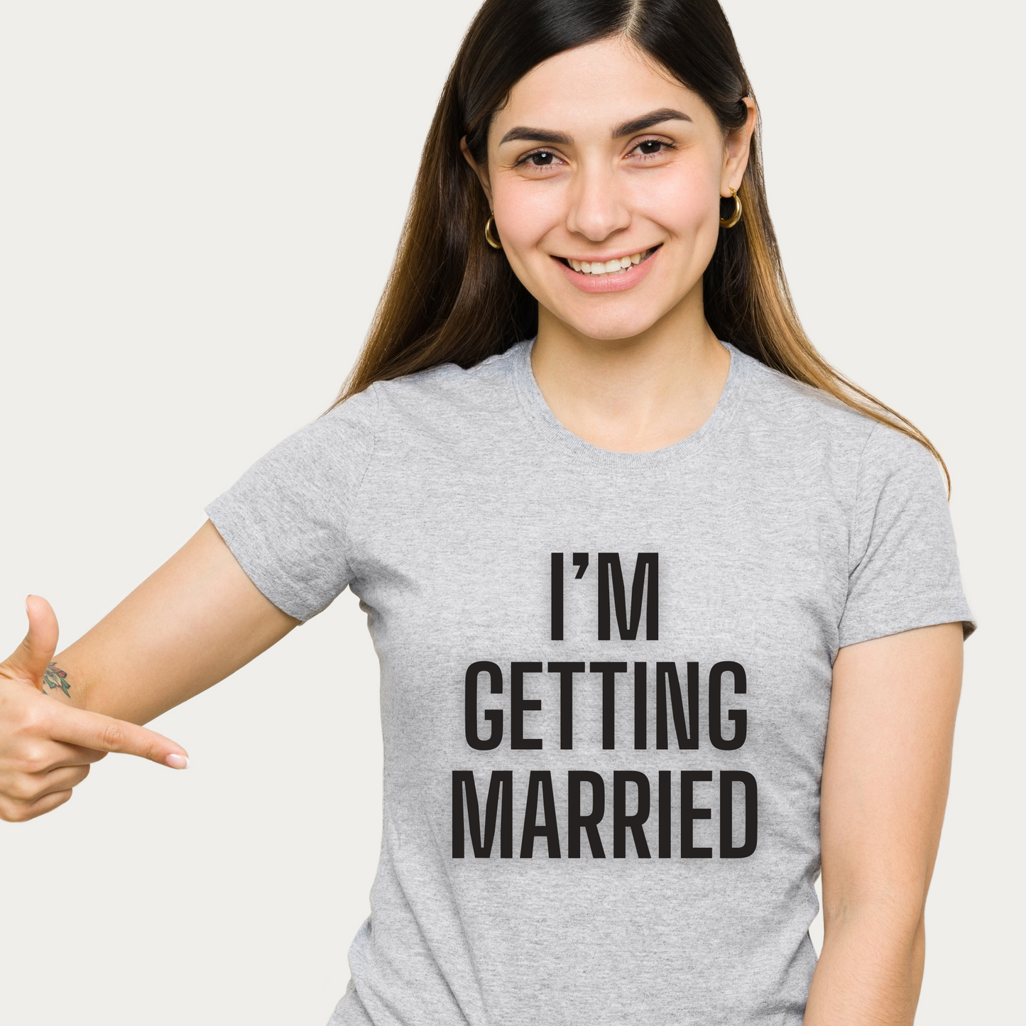 I'm getting married Women's wedding t-shirt - Premium t-shirt from Lees Krazy Teez - Just $19.95! Shop now at Lees Krazy Teez