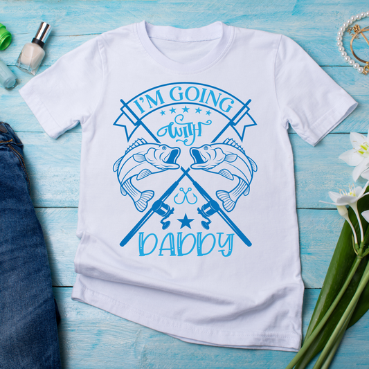 I'm going with Daddy fishing shirt Women's t-shirt - Premium t-shirt from Lees Krazy Teez - Just $19.95! Shop now at Lees Krazy Teez