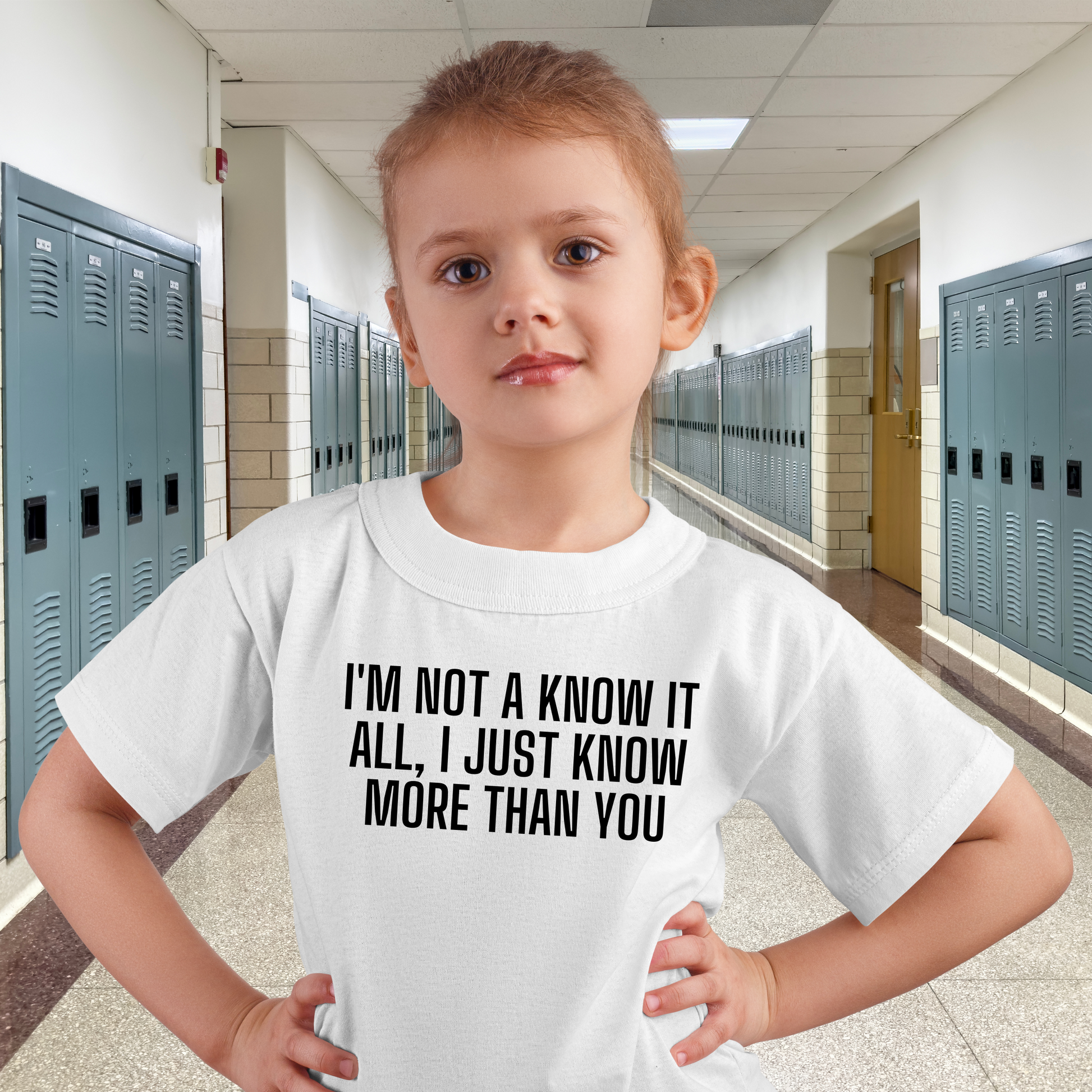 I'm not a know-it-all, I just know more than you Youth girls t-shirt - Premium t-shirt from Lees Krazy Teez - Just $19.95! Shop now at Lees Krazy Teez