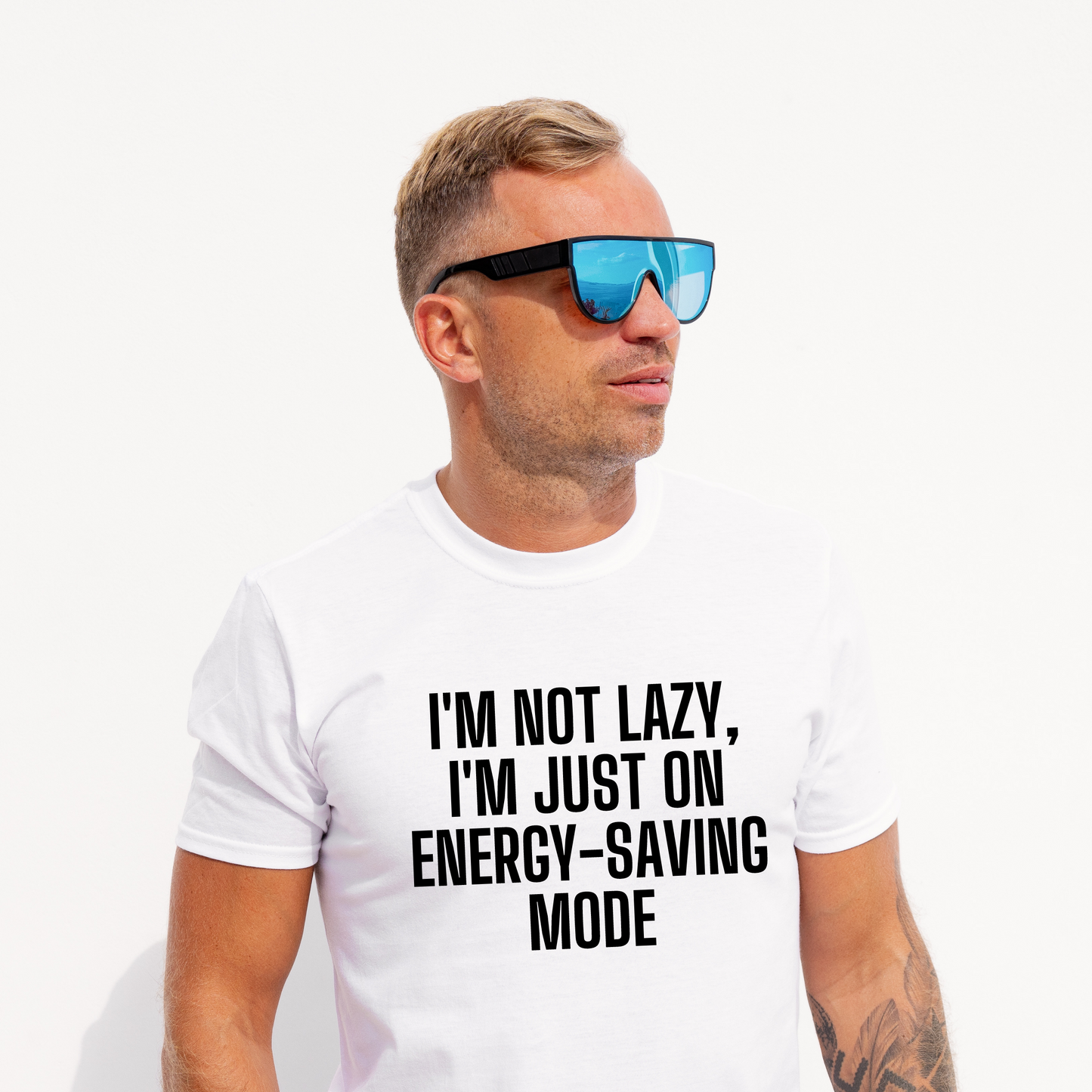 I'm not Lazy, I'm just on Energy-saving mode t-shirt - Premium t-shirt from Lees Krazy Teez - Just $24.95! Shop now at Lees Krazy Teez
