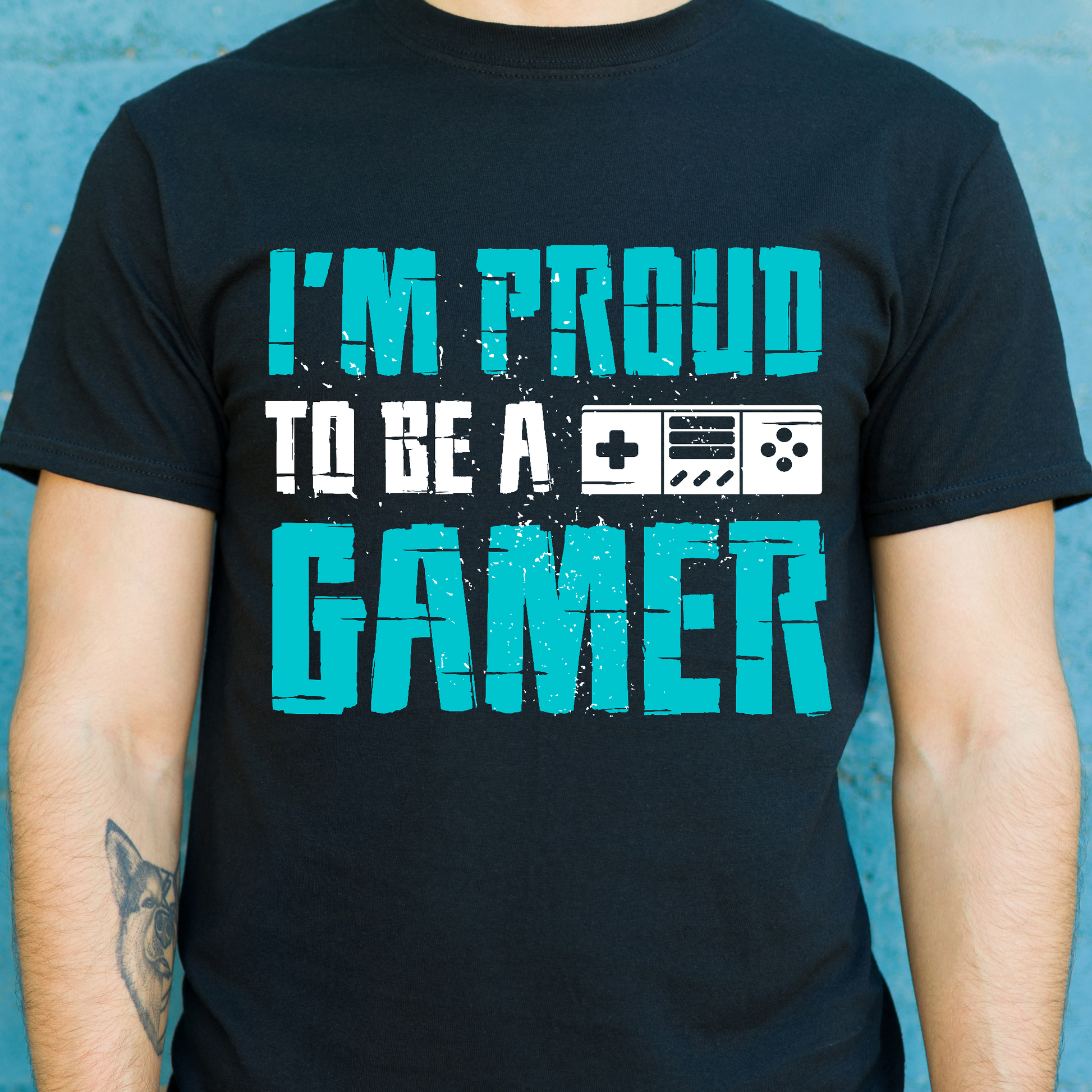 I'm proud to be a gamer Men's nerdy t-shirt - Premium t-shirt from Lees Krazy Teez - Just $19.95! Shop now at Lees Krazy Teez