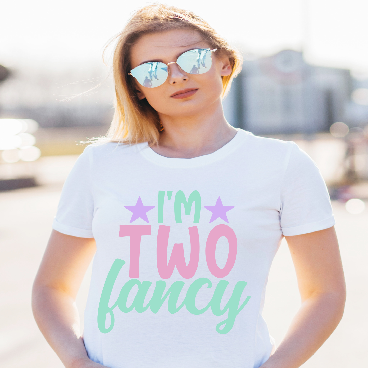 I'm two fancy - cute catch phrases women t-shirt - Premium t-shirt from Lees Krazy Teez - Just $21.95! Shop now at Lees Krazy Teez