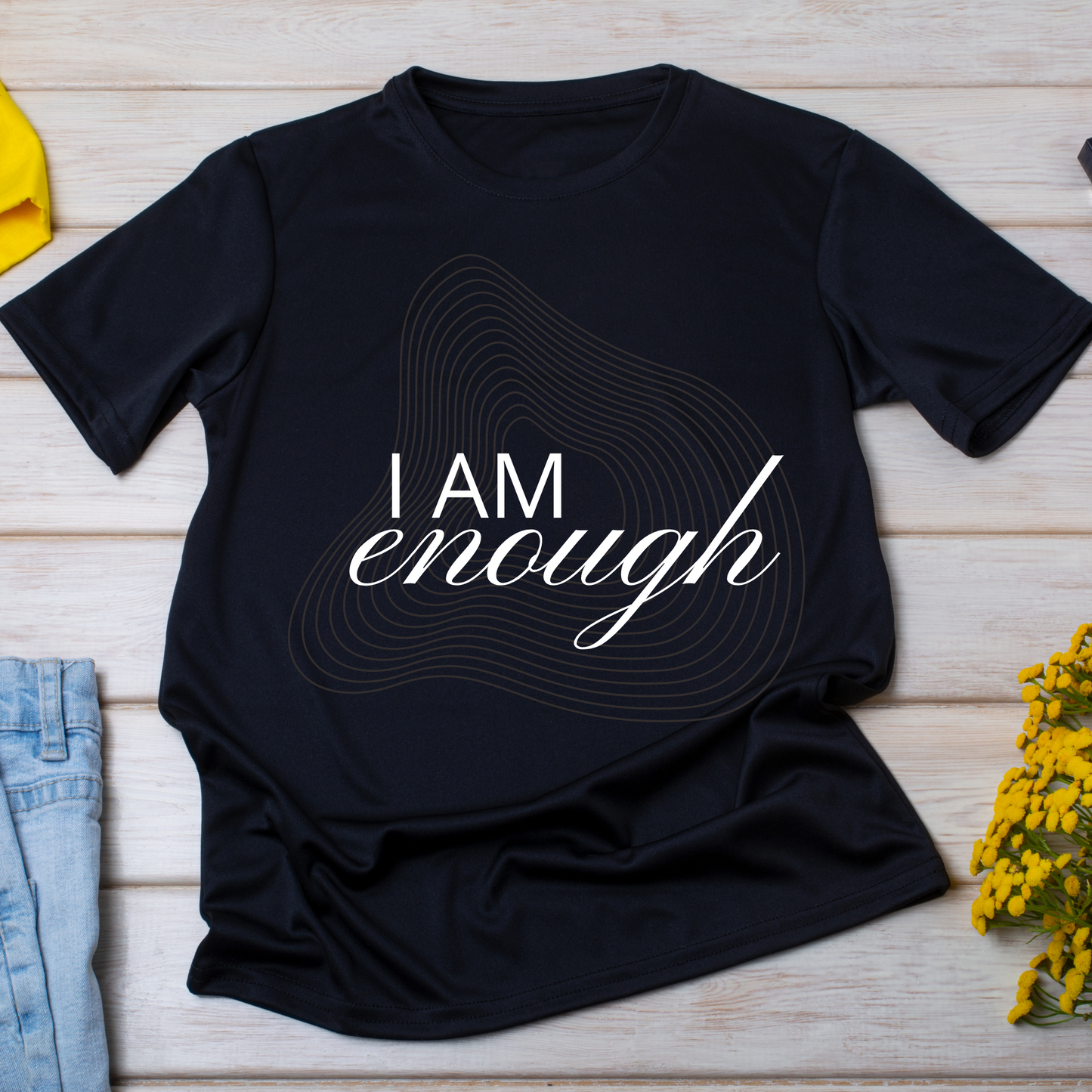 I am enough self awareness love Women's t-shirt - Premium t-shirt from Lees Krazy Teez - Just $19.95! Shop now at Lees Krazy Teez