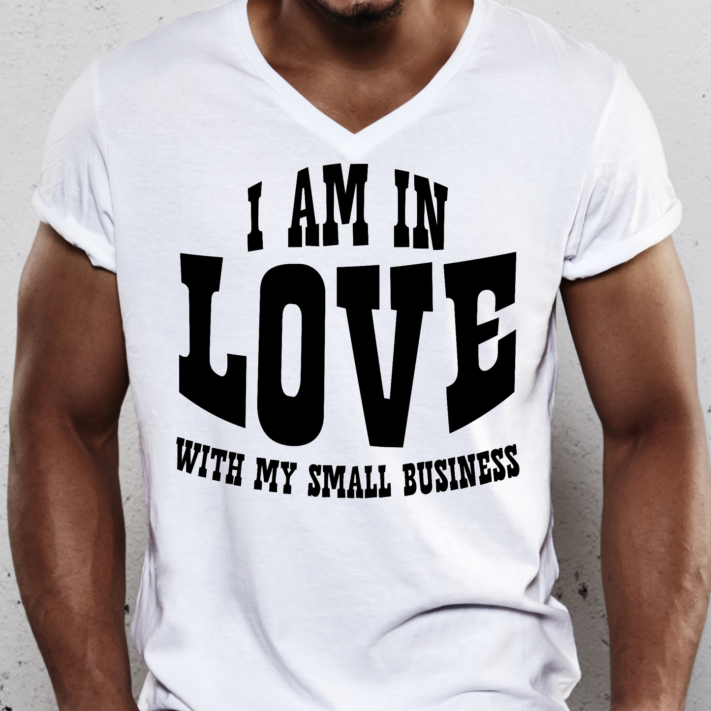 I am in love with my small business Men's awesome t-shirt - Premium t-shirt from Lees Krazy Teez - Just $19.95! Shop now at Lees Krazy Teez