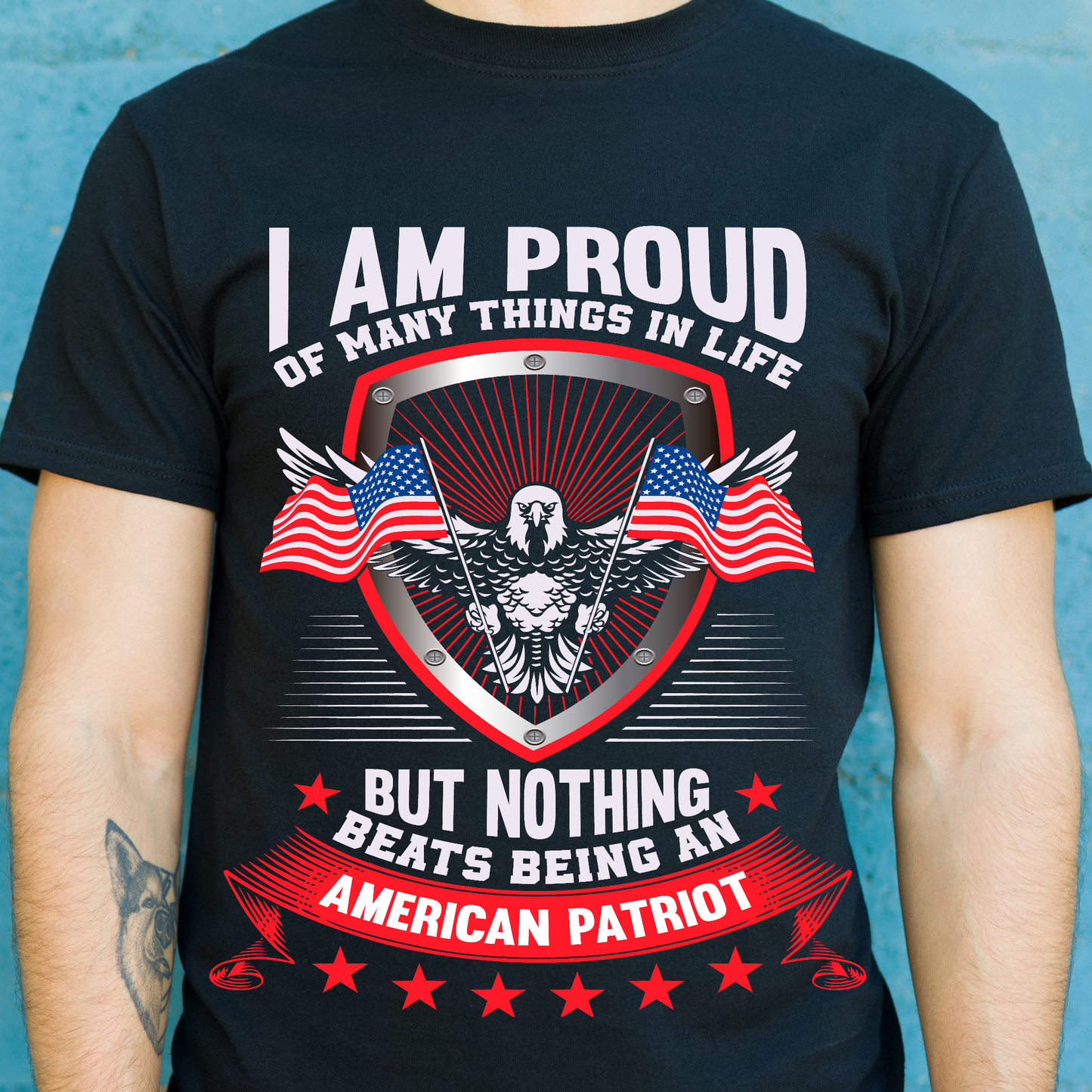 I am proud of many things in life Patriot t-shirt - Premium t-shirt from Lees Krazy Teez - Just $19.95! Shop now at Lees Krazy Teez