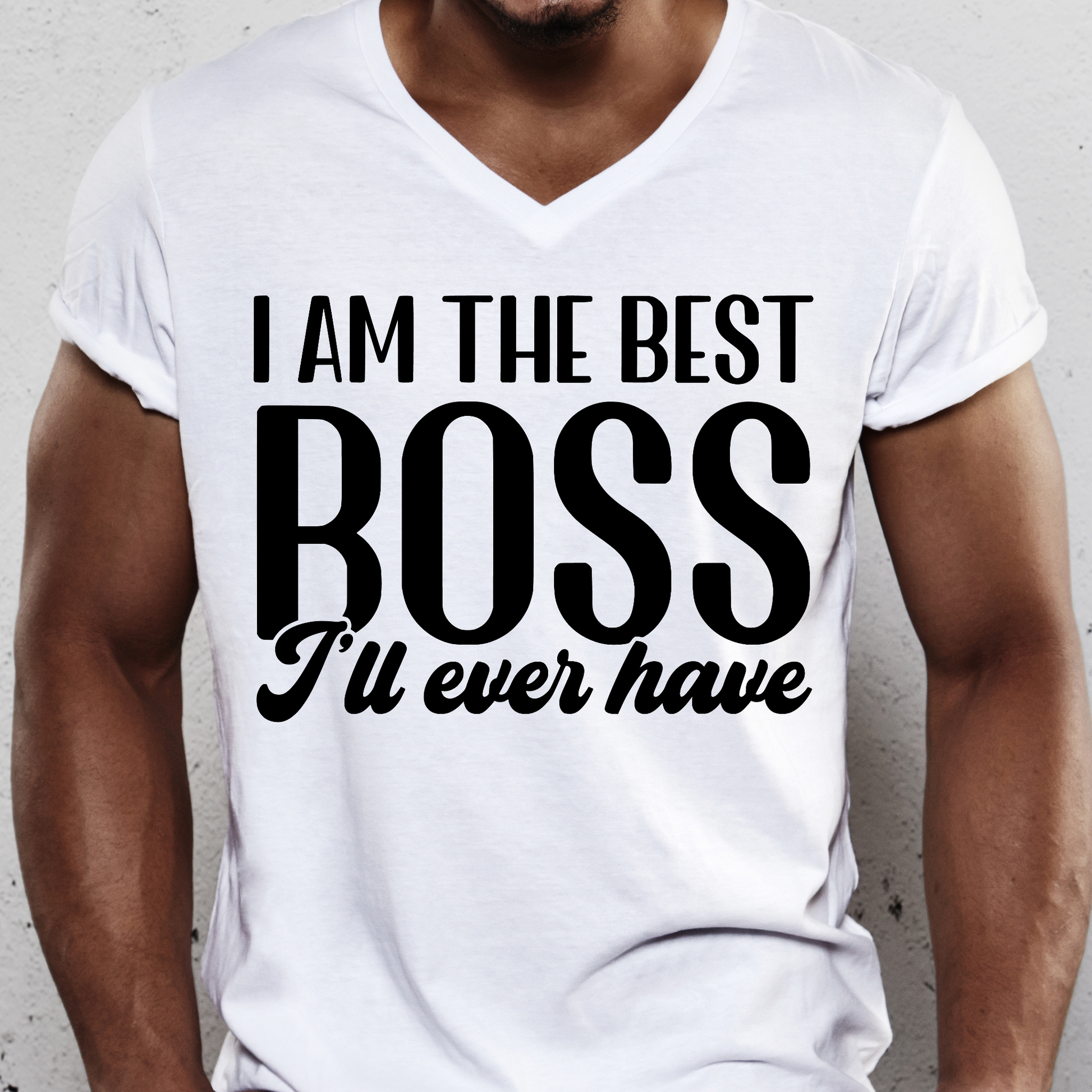 I am the best boss i'll ever have Men's awesome t-shirt - Premium t-shirt from Lees Krazy Teez - Just $19.95! Shop now at Lees Krazy Teez