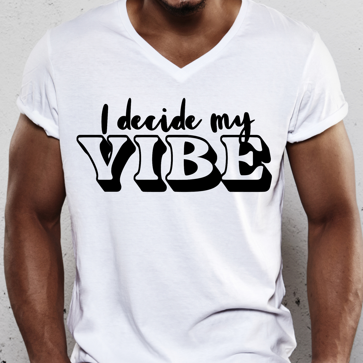 I decide my vibe Men's awesome t-shirt - Premium t-shirt from Lees Krazy Teez - Just $19.95! Shop now at Lees Krazy Teez