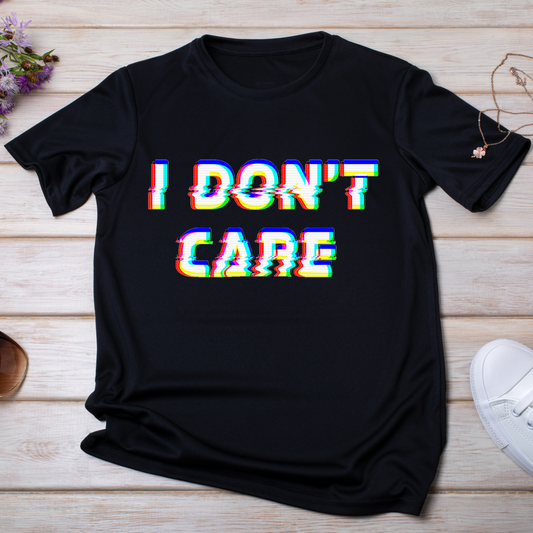 I don't care funny Women's t-shirt - Premium t-shirt from Lees Krazy Teez - Just $19.95! Shop now at Lees Krazy Teez