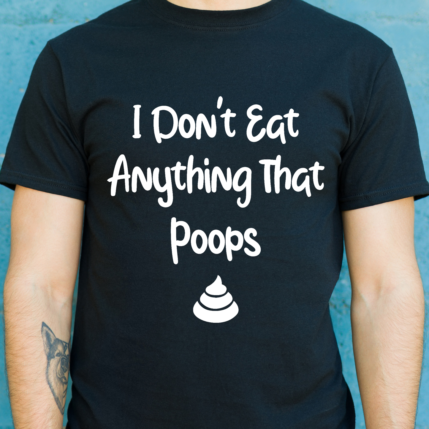 I don't eat anything that pools Men's funny vegan t-shirt - Premium t-shirt from Lees Krazy Teez - Just $19.95! Shop now at Lees Krazy Teez