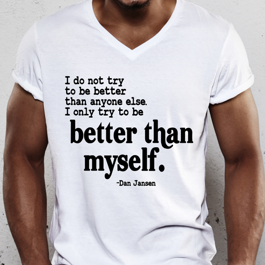 I do not try to be better Men's awesome t-shirt - Premium t-shirt from Lees Krazy Teez - Just $19.95! Shop now at Lees Krazy Teez