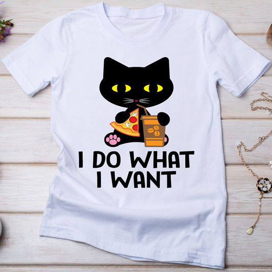 I do what i want Women's funny cat t-shirt - Premium t-shirt from Lees Krazy Teez - Just $19.95! Shop now at Lees Krazy Teez