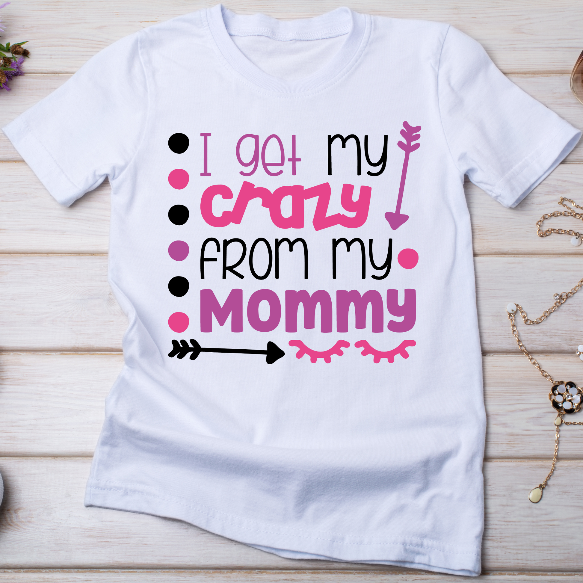 I get my crazy from my mommy Women's t-shirt - Premium t-shirt from Lees Krazy Teez - Just $19.95! Shop now at Lees Krazy Teez