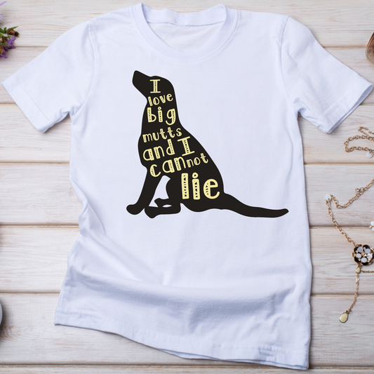 I love big mutts and i cannot lie Women's dog t-shirt - Premium t-shirt from Lees Krazy Teez - Just $19.95! Shop now at Lees Krazy Teez