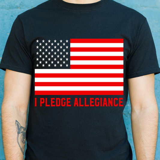 I pledge allegiance Men's Patriot t-shirt - Premium t-shirt from Lees Krazy Teez - Just $19.95! Shop now at Lees Krazy Teez