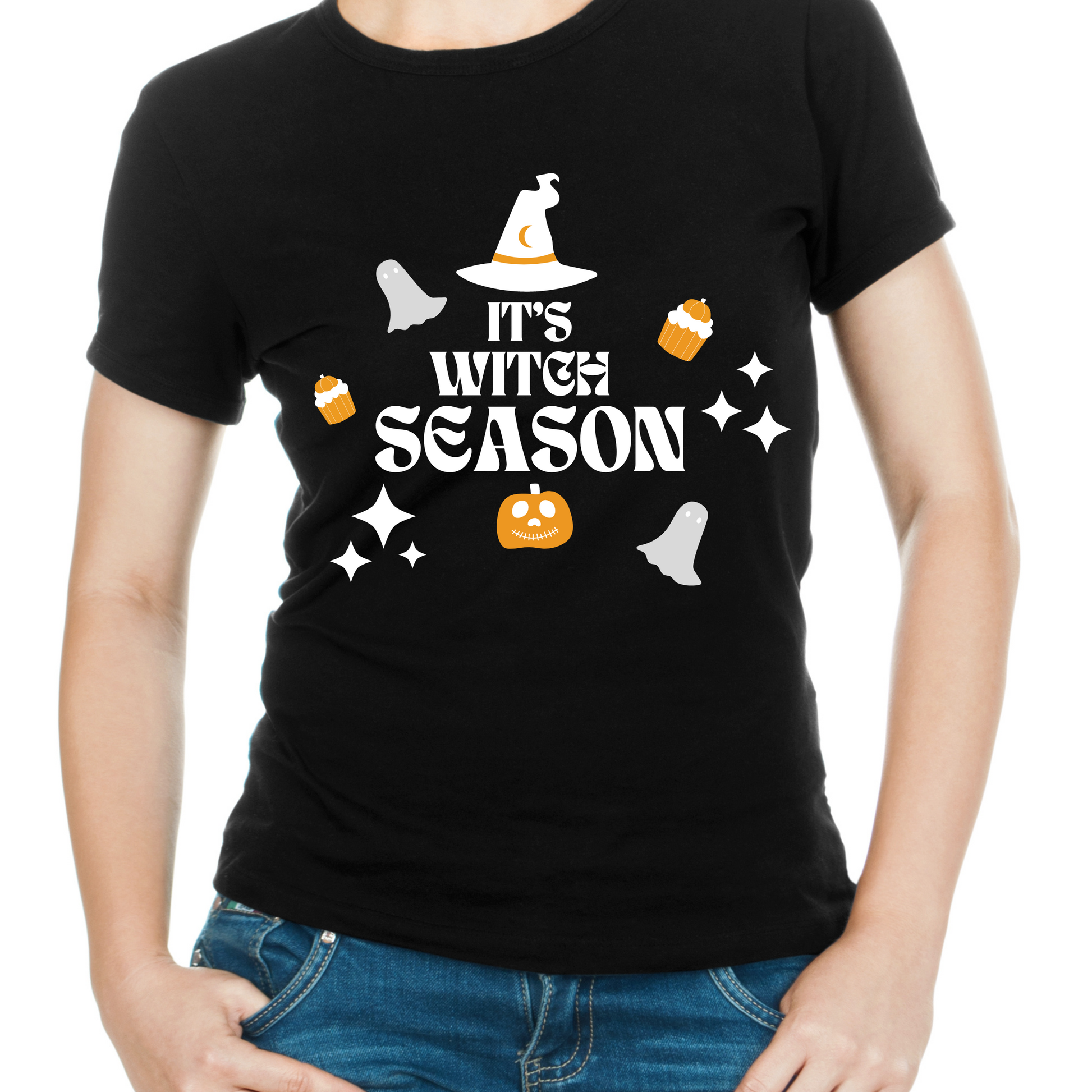 It's witch season  Women's halloween t shirt - Premium t-shirt from Lees Krazy Teez - Just $21.95! Shop now at Lees Krazy Teez