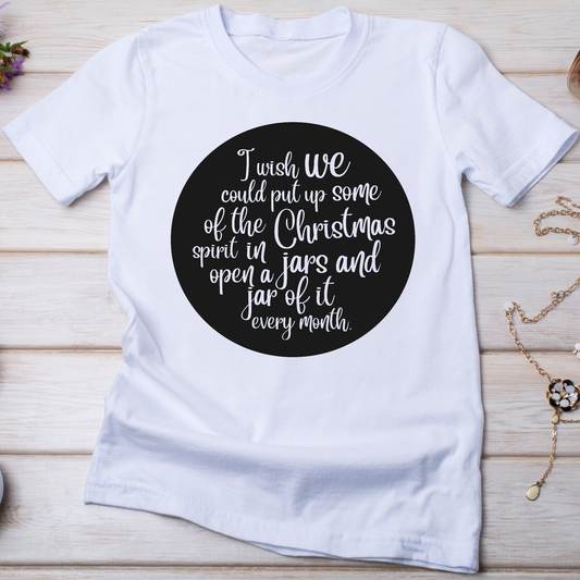 I wish we could put up some of Christmas spirit Women's t-shirt - Premium t-shirt from Lees Krazy Teez - Just $19.95! Shop now at Lees Krazy Teez