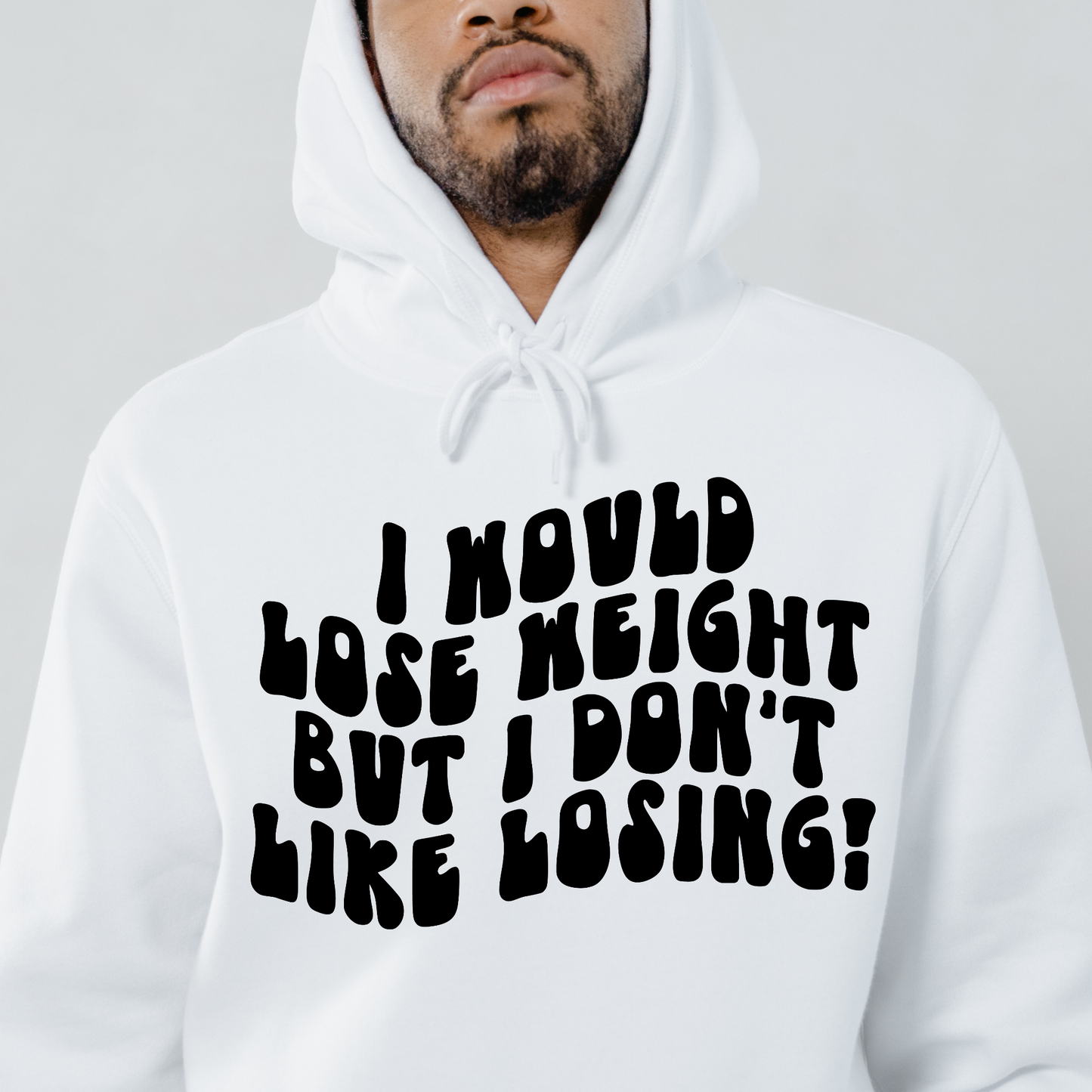I would lose weight but i don't like losing Men's funny hoodie - Premium t-shirt from Lees Krazy Teez - Just $39.95! Shop now at Lees Krazy Teez