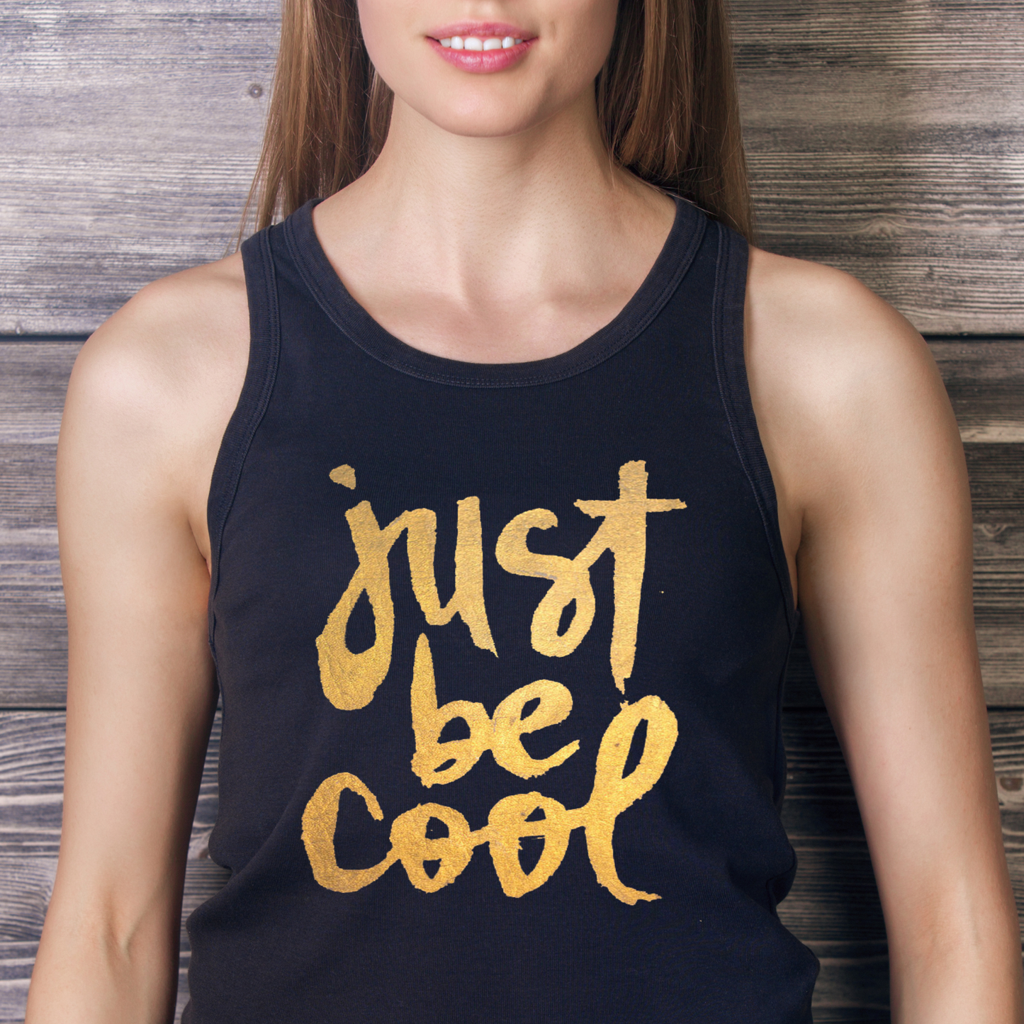 Just be cool Women's tank top - Premium t-shirt from Lees Krazy Teez - Just $19.95! Shop now at Lees Krazy Teez