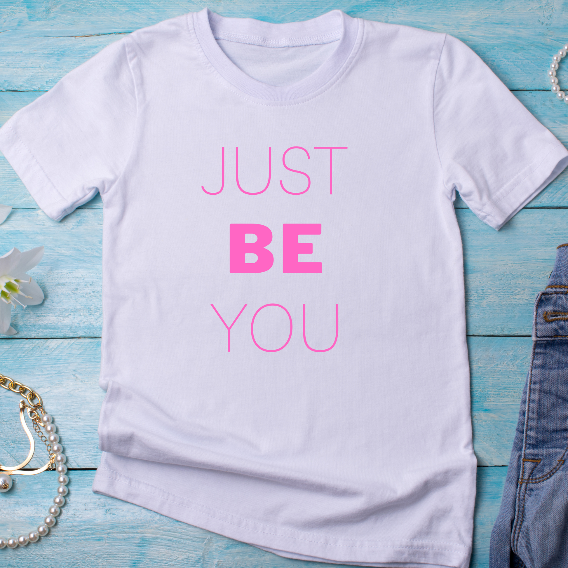 Just be you motivational tee - Women's t-shirt - Premium t-shirt from Lees Krazy Teez - Just $19.95! Shop now at Lees Krazy Teez
