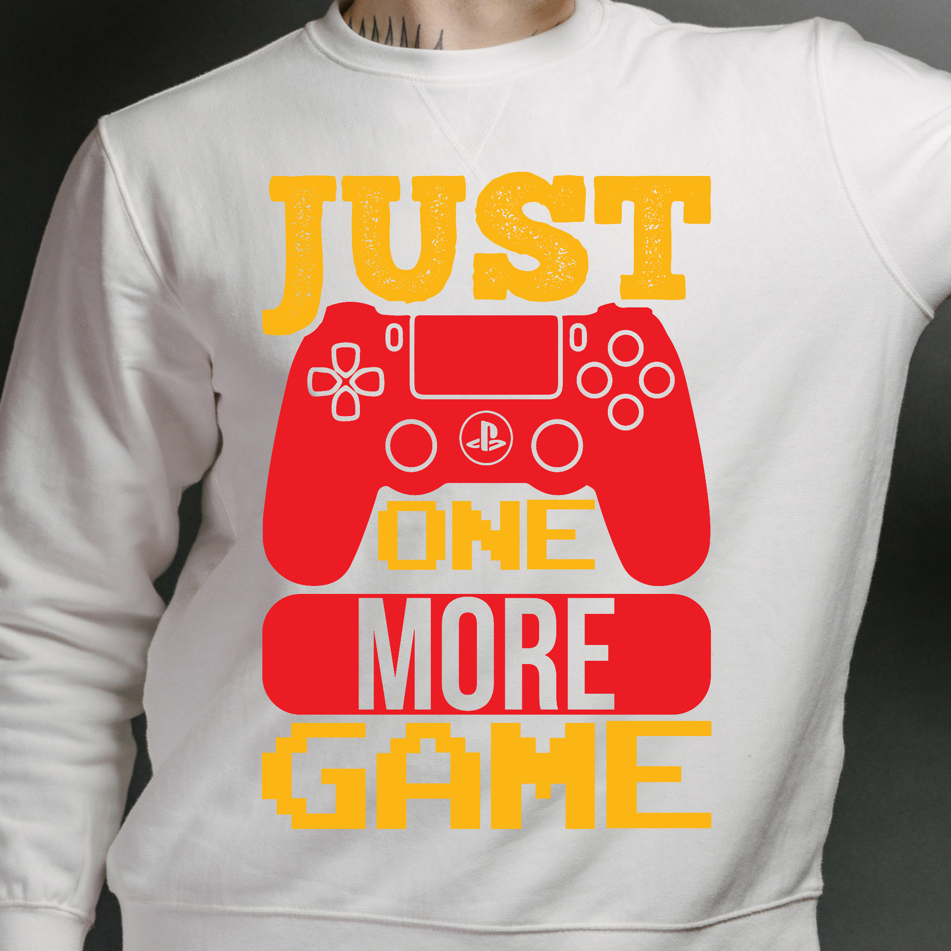 Just one more game Men's long sleeve t-shirt - Premium t-shirt from Lees Krazy Teez - Just $29.95! Shop now at Lees Krazy Teez