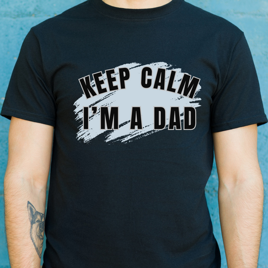 Keep calm I'm a Dad - Daddy Men's fathers day t-shirt - Premium t-shirt from Lees Krazy Teez - Just $19.95! Shop now at Lees Krazy Teez
