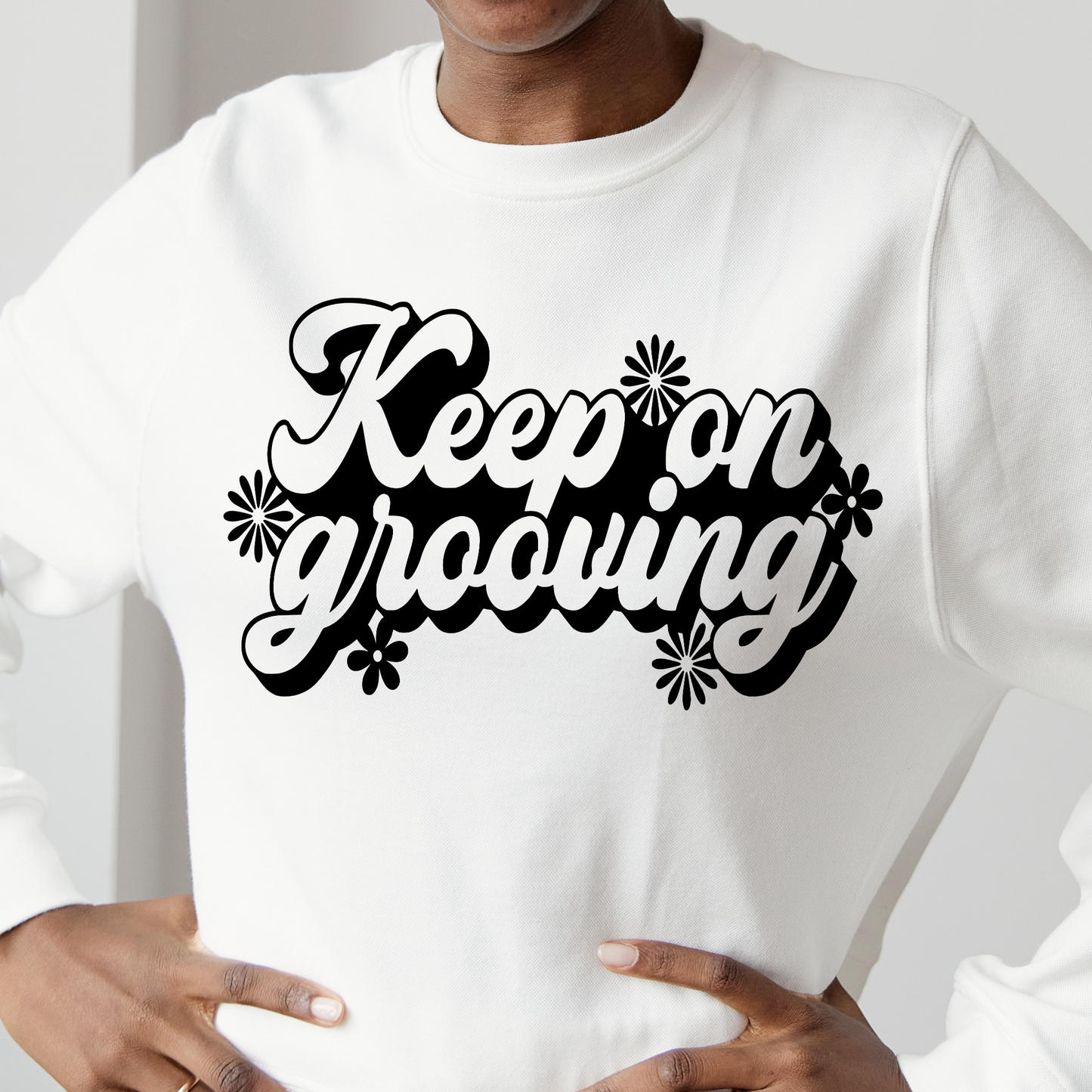 Keep on grooving Women's long sleeve t-shirt - Premium t-shirt from Lees Krazy Teez - Just $29.95! Shop now at Lees Krazy Teez
