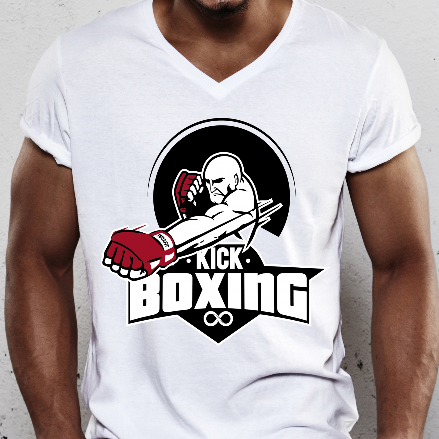 Kick boxing sports Men's guys t-shirt - Premium t-shirt from Lees Krazy Teez - Just $19.95! Shop now at Lees Krazy Teez