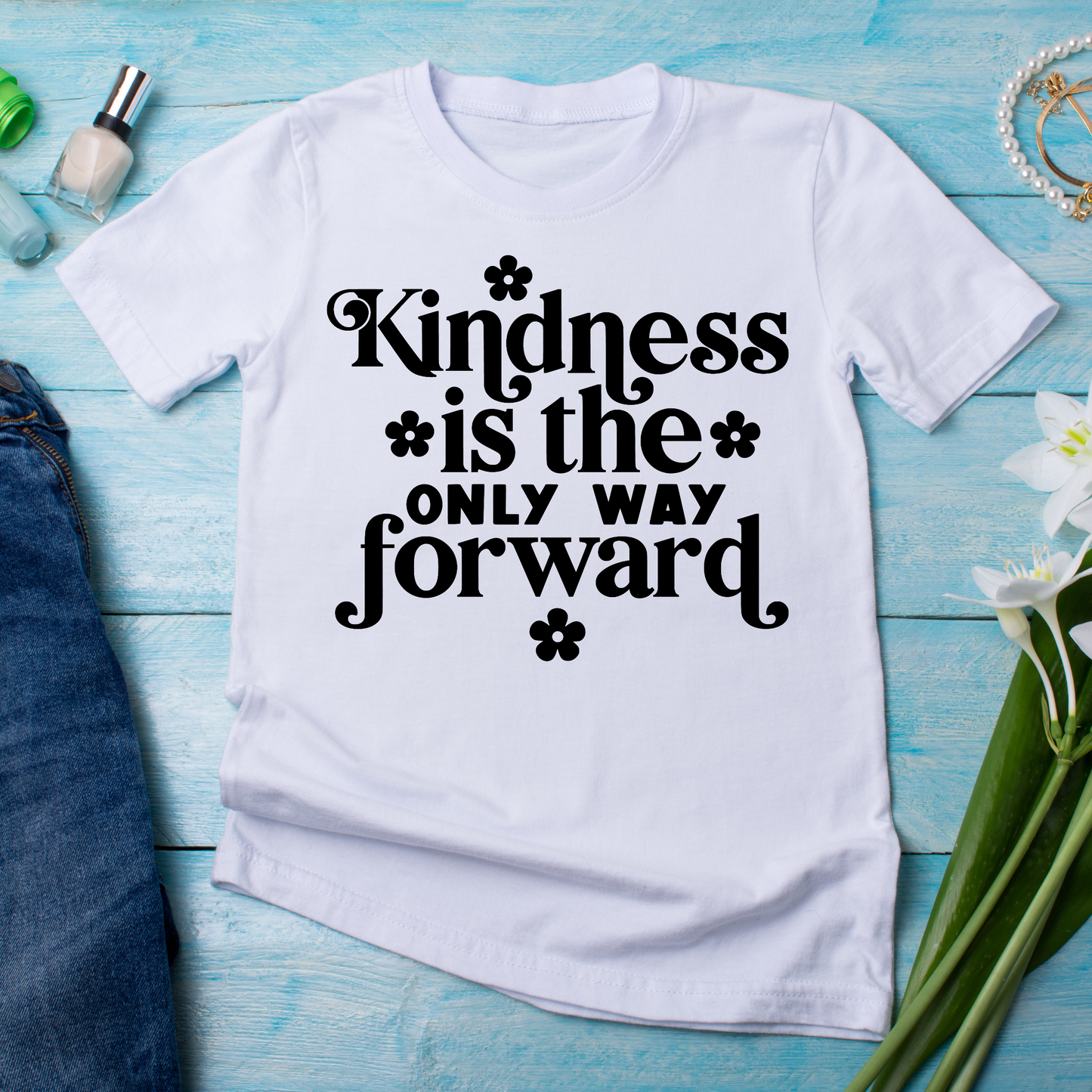 Kindness is the only way forward awesome Women's t-shirt - Premium t-shirt from Lees Krazy Teez - Just $19.95! Shop now at Lees Krazy Teez