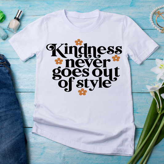 Kindness never goes out of style awesome Women's t-shirt - Premium t-shirt from Lees Krazy Teez - Just $19.95! Shop now at Lees Krazy Teez