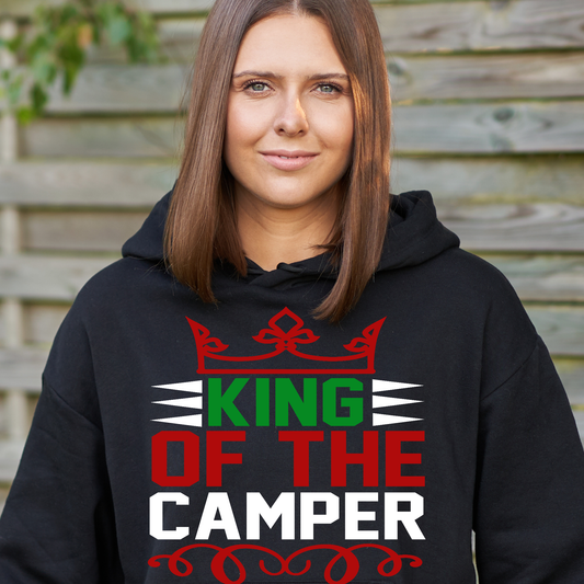 King of the camper Women's funny hoodie - Premium t-shirt from Lees Krazy Teez - Just $39.95! Shop now at Lees Krazy Teez