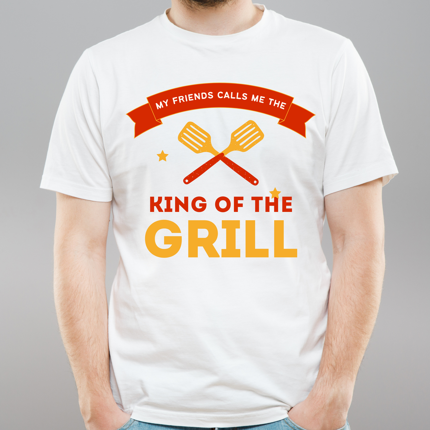 King of the grill funny cookout king of the hill parody Men's t-shirt - Premium t-shirt from Lees Krazy Teez - Just $19.95! Shop now at Lees Krazy Teez