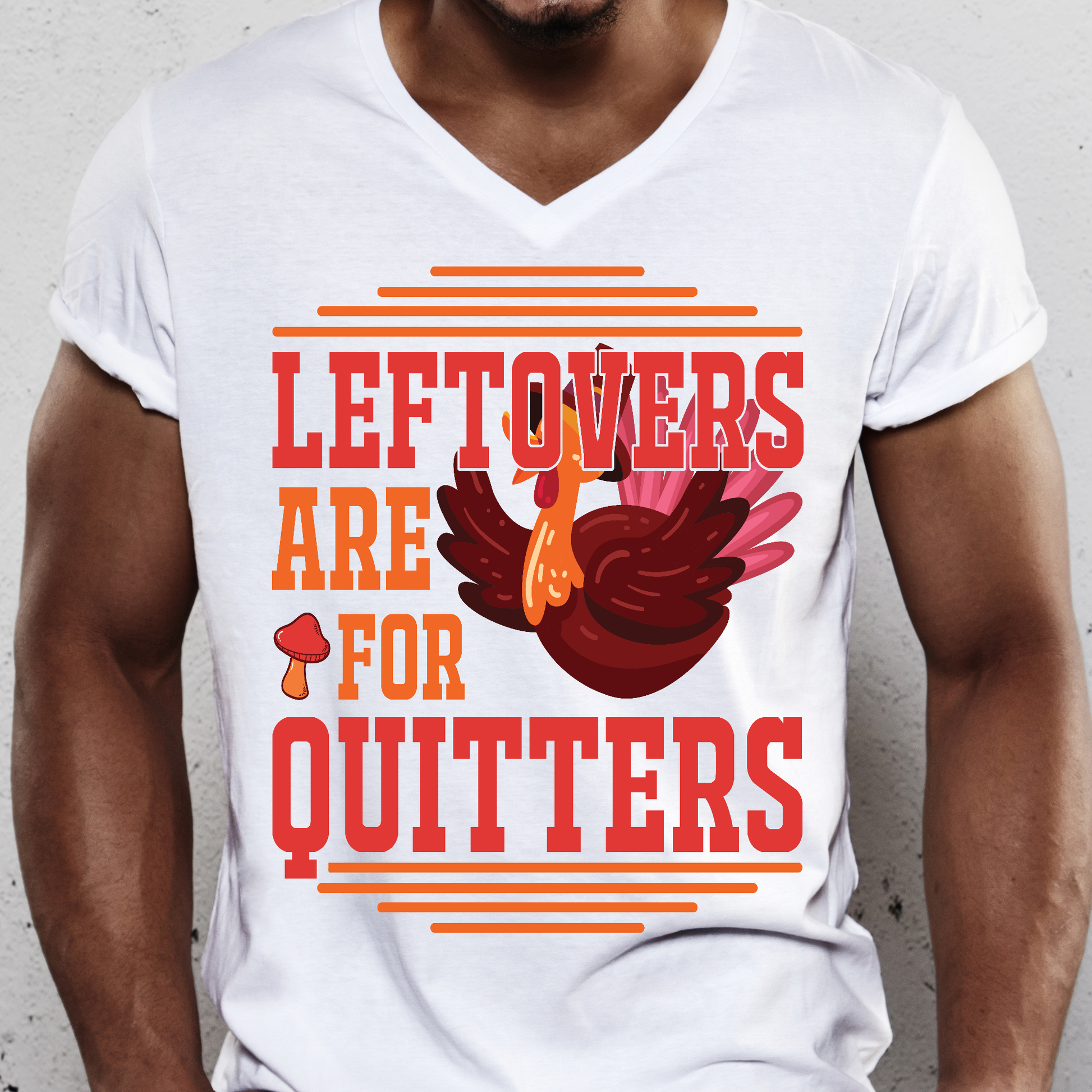 Leftovers are you quitters Men's thanksgiving t-shirt - Premium t-shirt from Lees Krazy Teez - Just $19.95! Shop now at Lees Krazy Teez