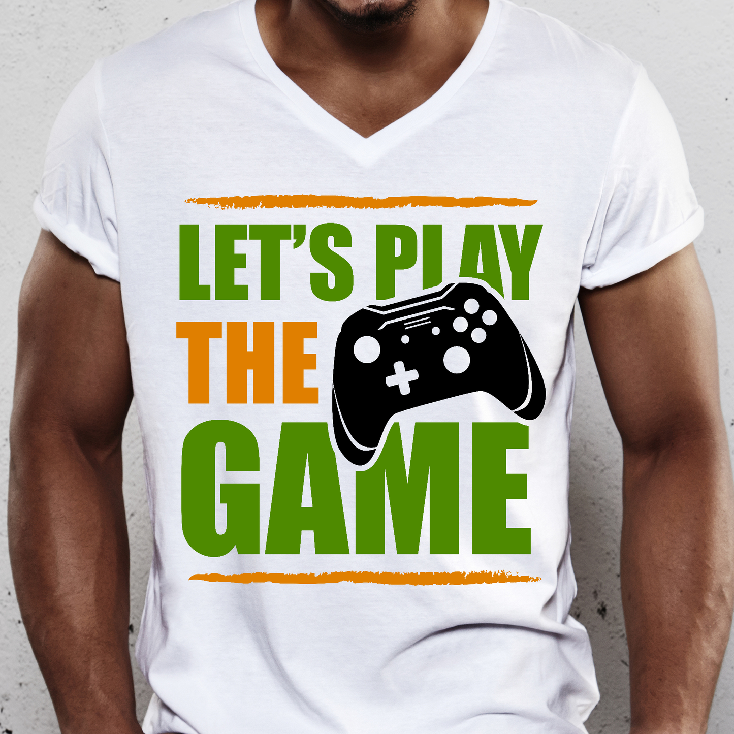 Let's play the game nerdy gamer Men's t-shirt - Premium t-shirt from Lees Krazy Teez - Just $19.95! Shop now at Lees Krazy Teez