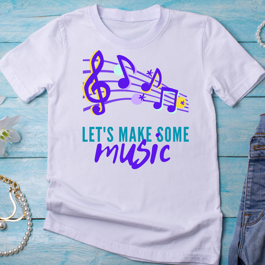 Lets make some music Women's t-shirt - Premium t-shirt from Lees Krazy Teez - Just $19.95! Shop now at Lees Krazy Teez