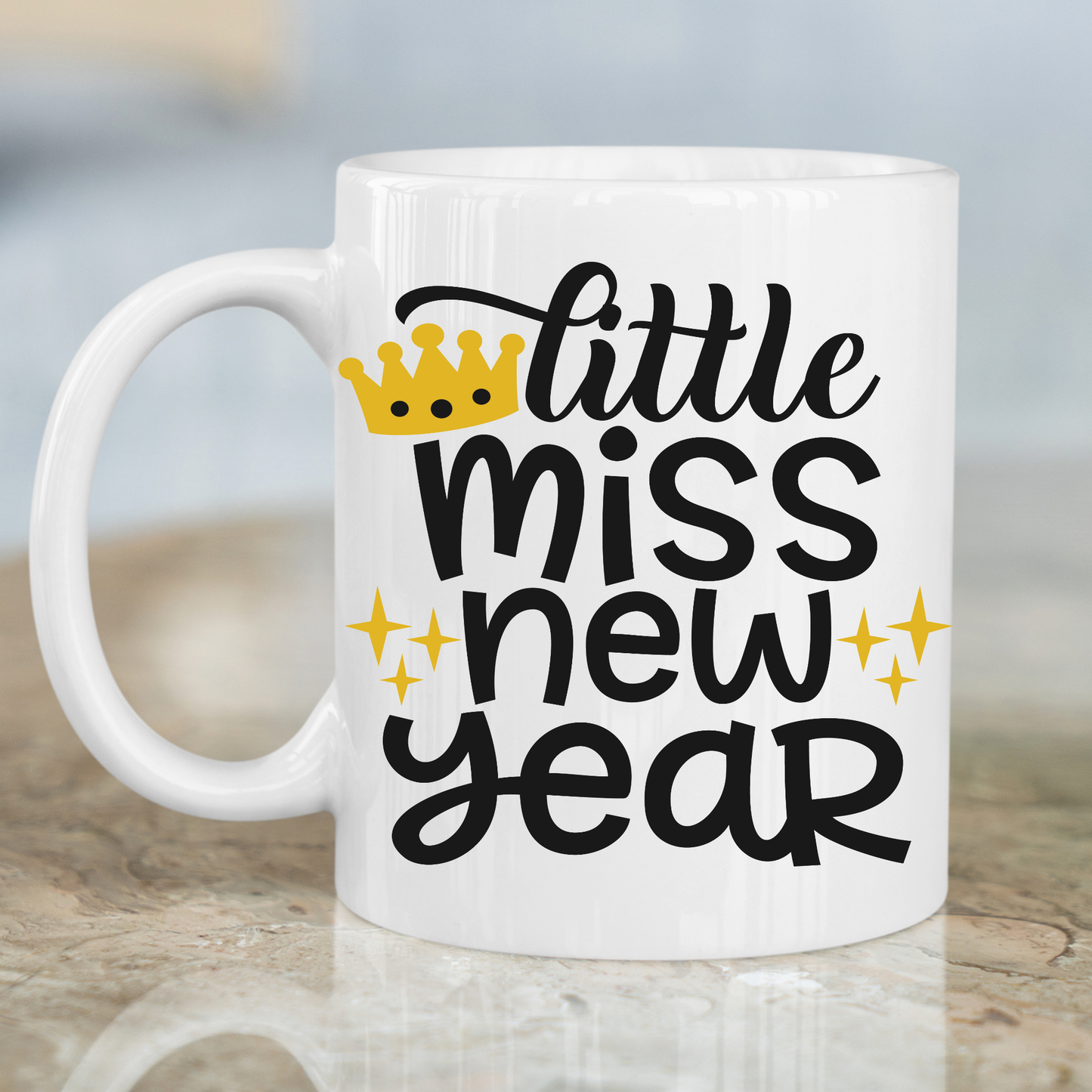 Little miss new year New year Mug - Premium mugs from Lees Krazy Teez - Just $24.95! Shop now at Lees Krazy Teez