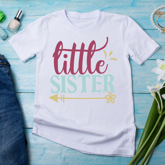 Little sister family ladies tee shirt - Premium t-shirt from Lees Krazy Teez - Just $19.95! Shop now at Lees Krazy Teez