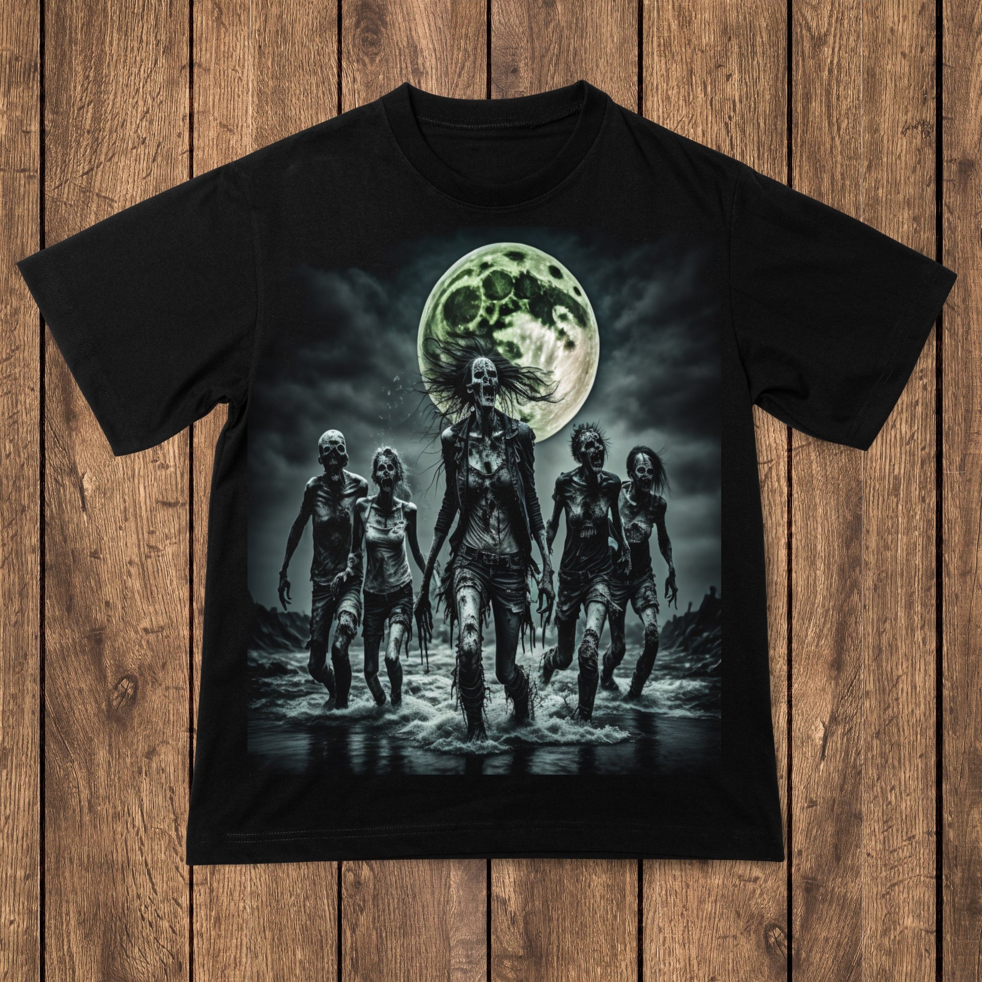 Looming Dread - Eerie Horror zombie Aesthetic t-shirt - Premium t-shirt from Lees Krazy Teez - Just $24.95! Shop now at Lees Krazy Teez