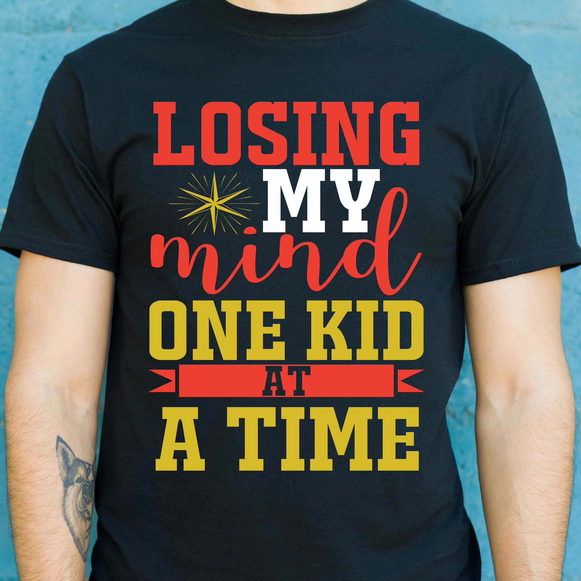 Losing my mind one kidd at a time Men's funny t-shirt - Premium t-shirt from Lees Krazy Teez - Just $19.95! Shop now at Lees Krazy Teez